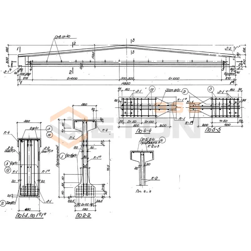 Балки Серия ПК 01-06 Б 3-15-3