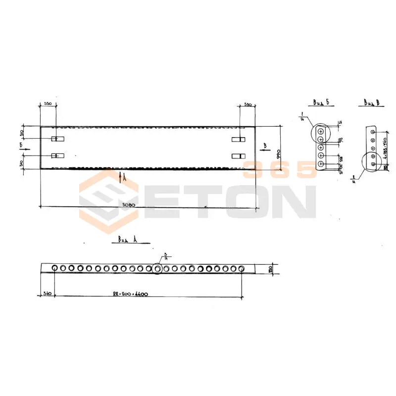 Плиты перекрытия многопустотные Серия 1.141.1 КЛ-3 ПК 51-10-6 АIVт