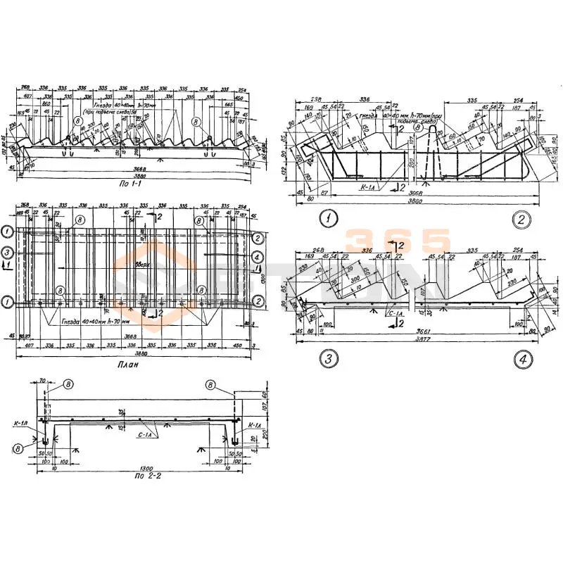 Лестничные марши Серия ИИ 01-02 Л 1 (ИИ 01-02)