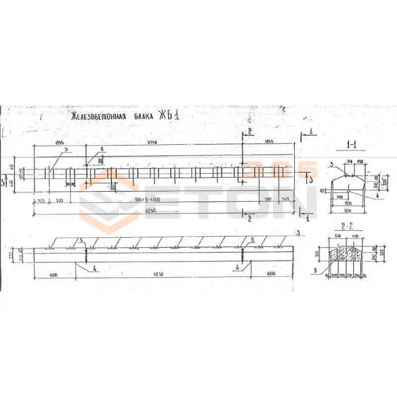 Балки (инд.) ЖБ 1