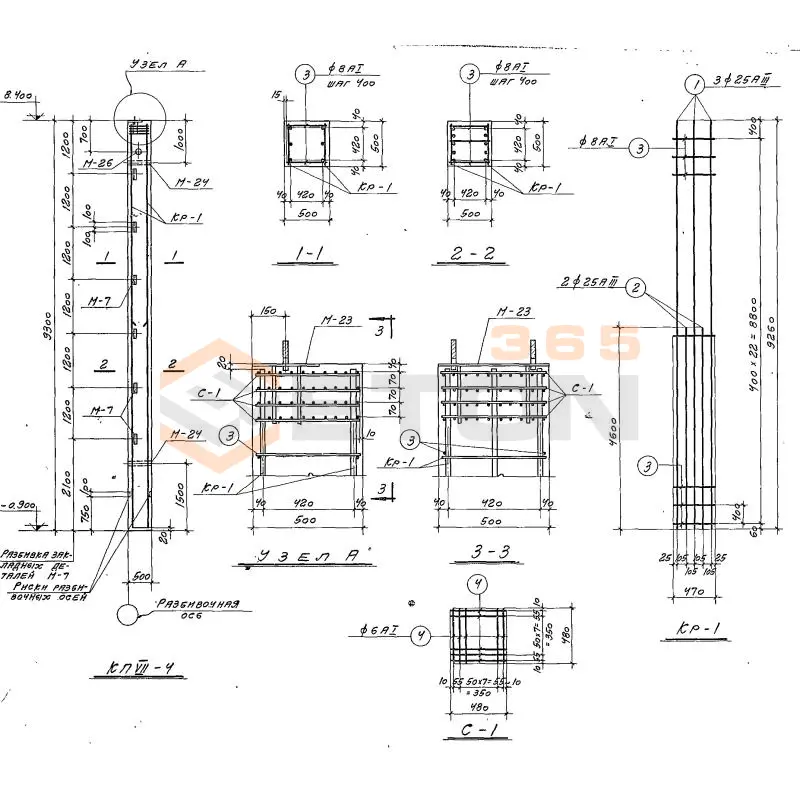 Колонны Серия КЭ 01-49 КП 7-4