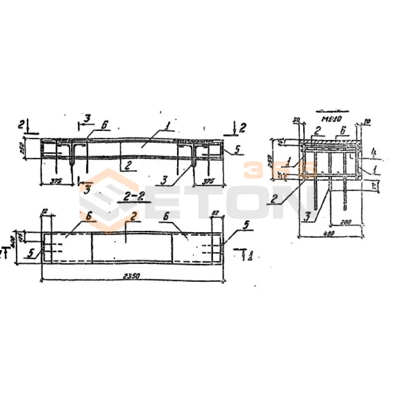 Балки опорные Серия 3.505-14 БО (3.505-14)