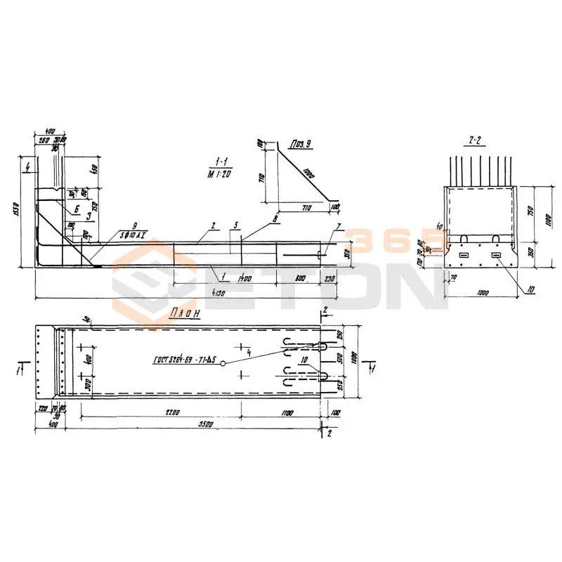 Блоки стеновые Серия 3.820.1-29/91 СБ 35