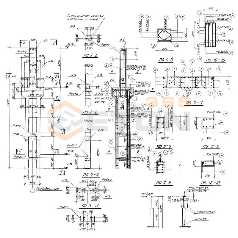 Колонны Серия КЭ 01-52 КД 5-6