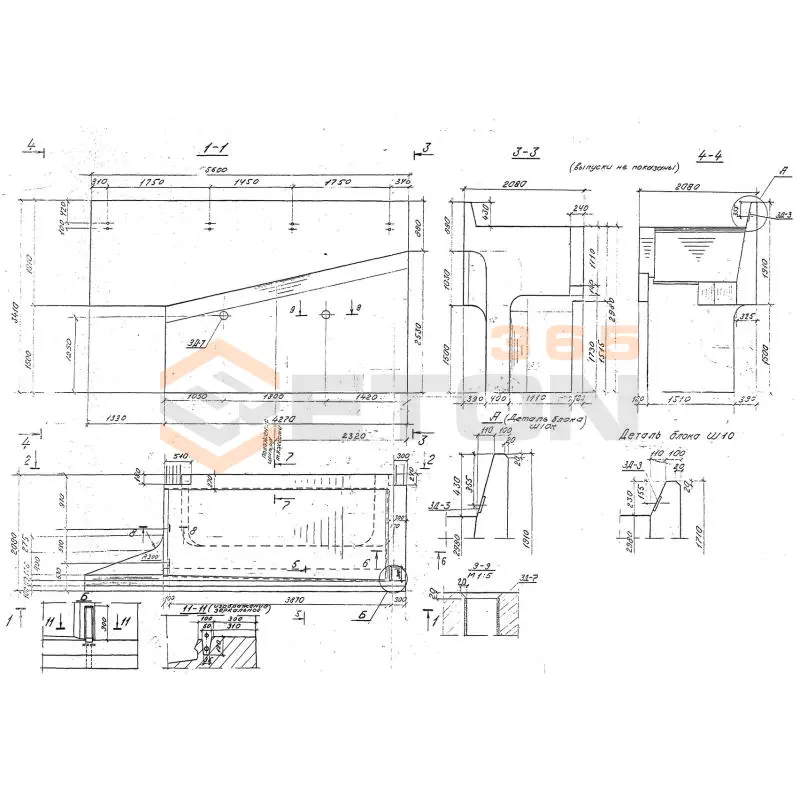 Блоки шкафные ТП 1067/11 Ш 10 к