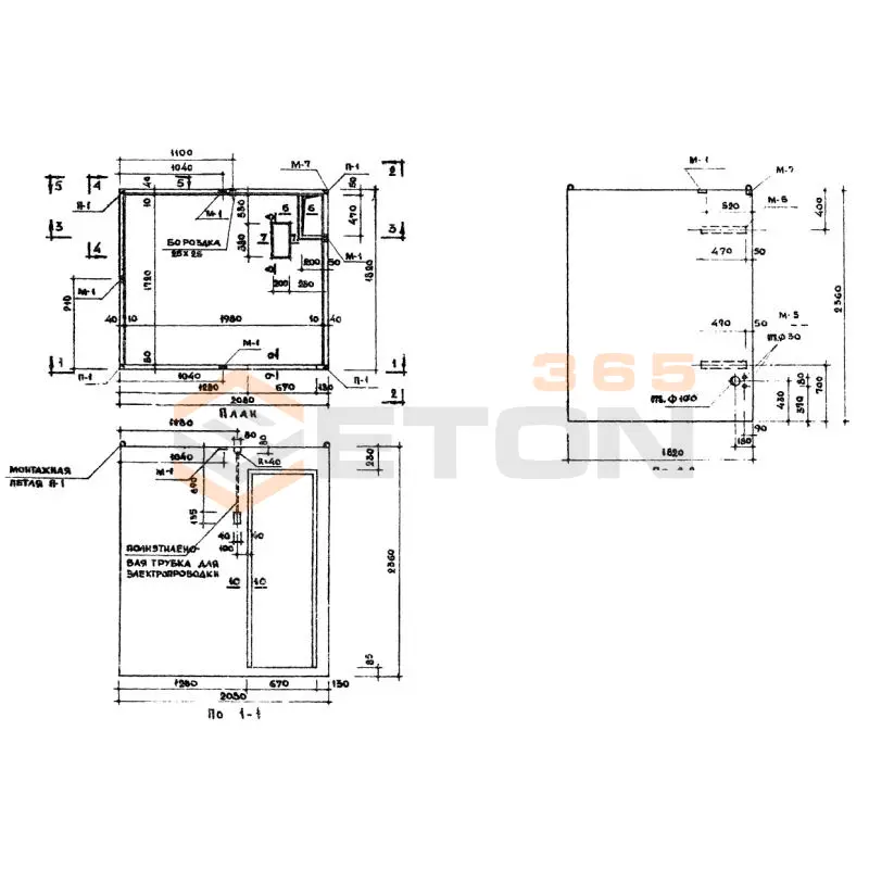 Кабины санитарно-технические типа "Колпак" Серия 1.188-5 СК 16 (1.188-5)