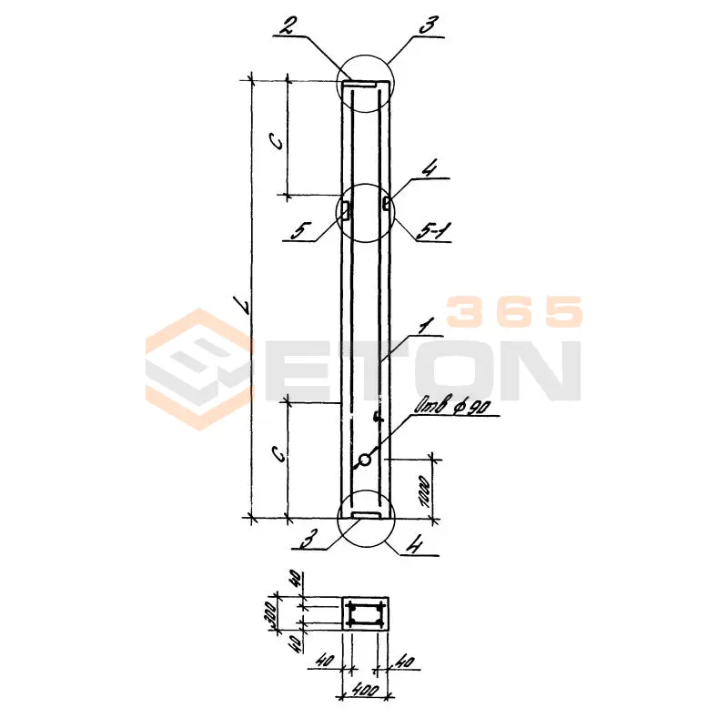 Колонны Серия 1.427.1-8 2КФС 102-2