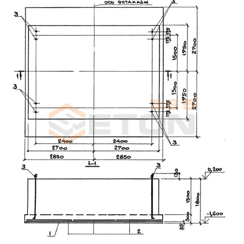 Фундаменты Серия 3.015.2-15 ФМ 12 (3.015.2-15)