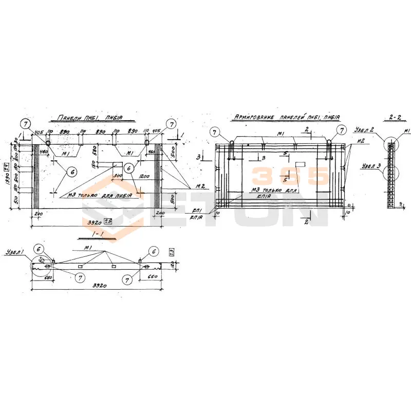 Панели ТП 901-6-43 ПНБ 1