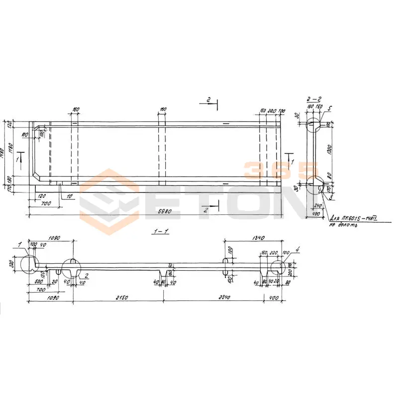 Панели кровельные Серия 1.100.1-7 ПК 60-15-14 АIV к