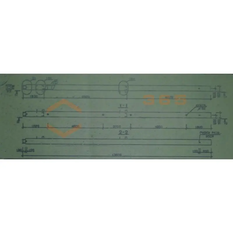 Колонны сечением 400х400 мм для зданий с высотами этажей 5,4-6,0 и 6,0 (7,2) м Серия 1.020.1-2с/89 5КН 60-136-9 сн