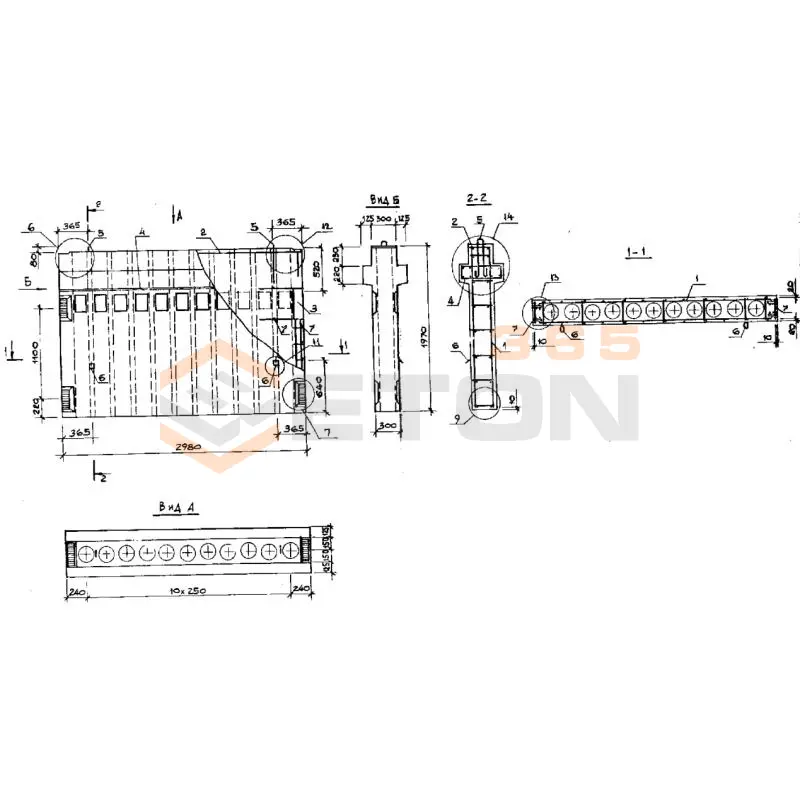 Вентблоки-диафрагмы жесткости Серия 1.034.1-1/90 2ВД 20-30-30
