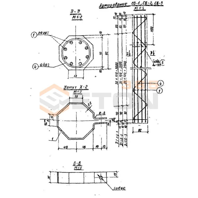 Стойки Серия 3.503-8/74 СБ 3 (3.503-8/74)