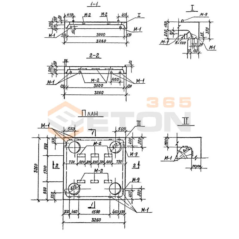 Блоки камер Серия 3.903 КЛ-13 ВБК 3,0