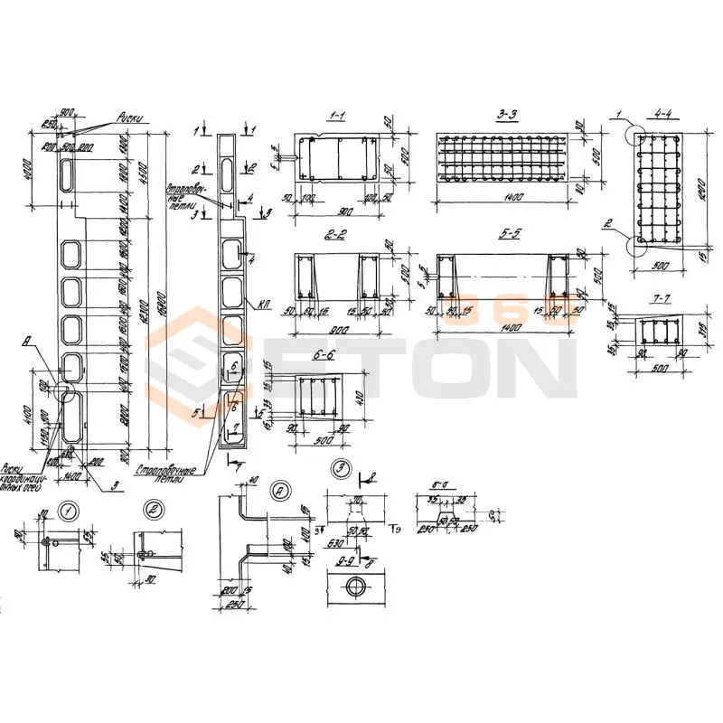Колонны Серия 1.427.1-7 1КДФ 156-2 (1.427.1-7)