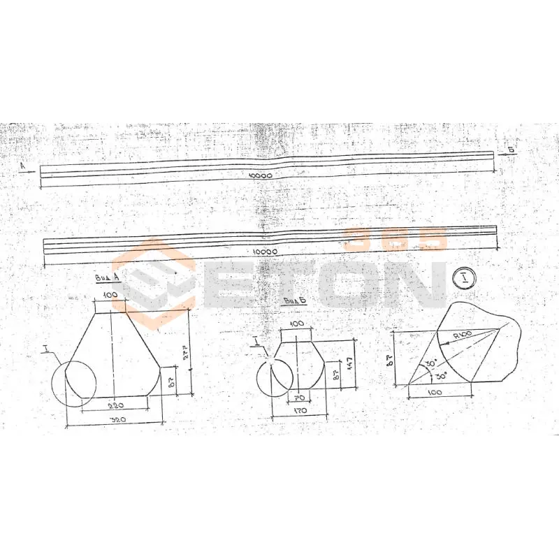 Опоры наружного освещения шестигранного сечения Шифр 100/2 вып. 1 ч.2 1СНВ 1,2-10 AIIIв