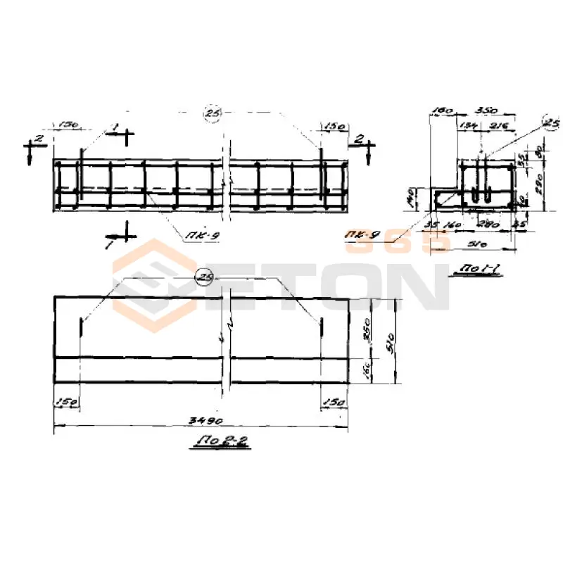 Балки СТ 02-01 ПБ 350-1 В (СТ 02-01)