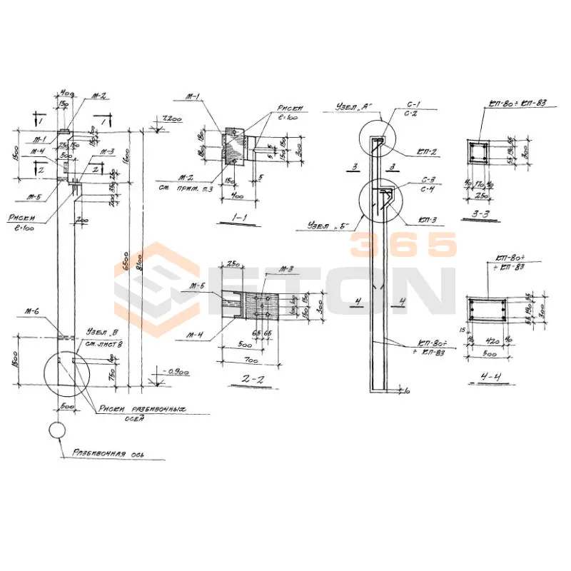 Колонны Серия 1.423-2с КН 83 (1.423-2с)