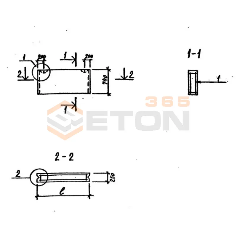 Блоки стеновые наружные ТП 213-2-183 СБН 18-7-2,5-7 я (ТП 213-2-183)