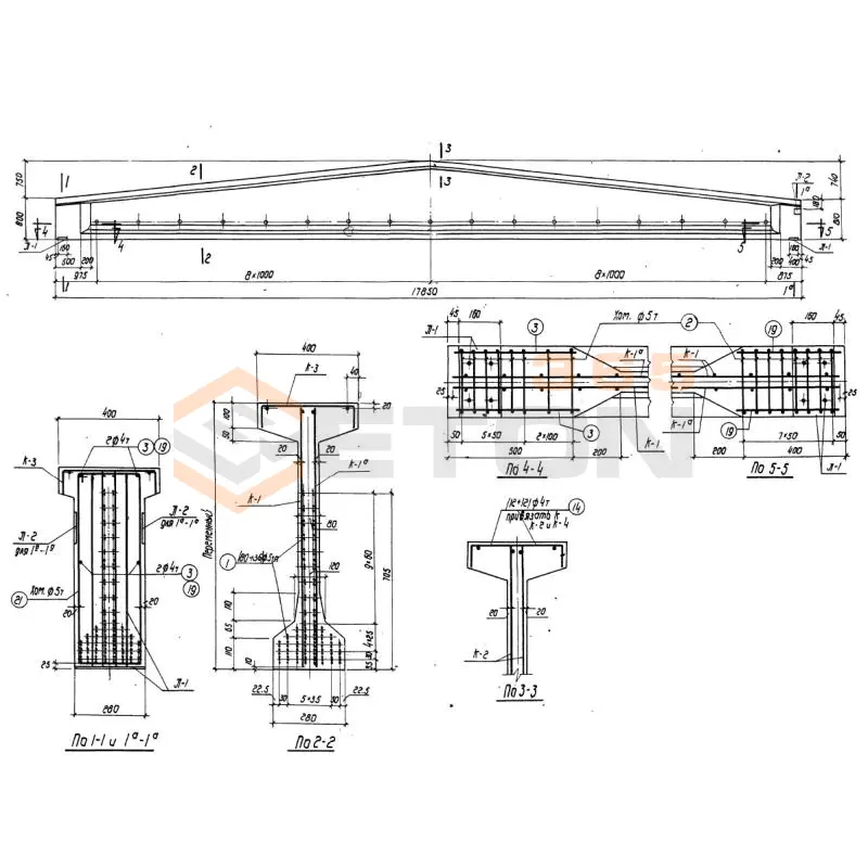 Балки Серия ПК 01-06 Б 3-18-3