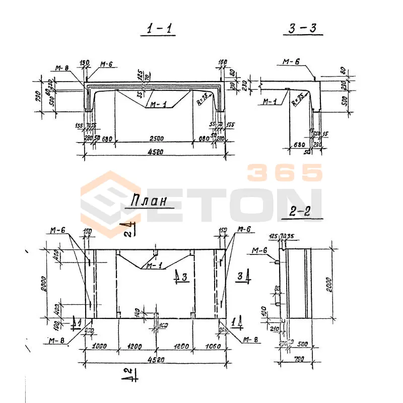 Блоки камер Серия 3.903 КЛ-13 СБК 4,0-1