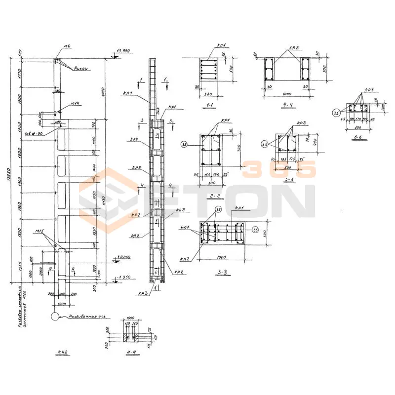 Колонны Серия КЭ 01-55 К 42