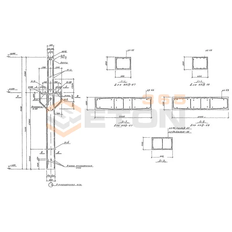 Колонны Серия КЭ 01-49 КП 9-57