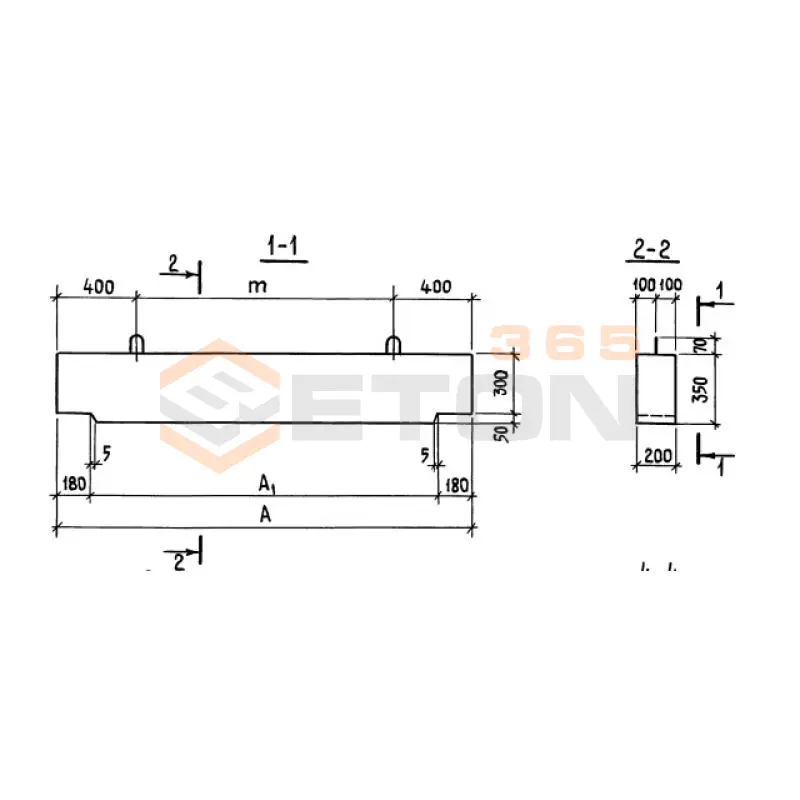 Балки тоннелей Серия 3.006.1-3/83 Б 24-9