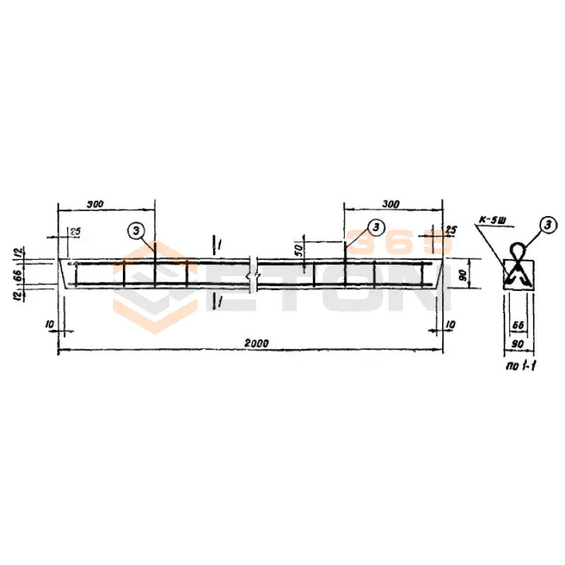 Перемычки Серия ИИ 01-02 ША 5 (ИИ 01-02)