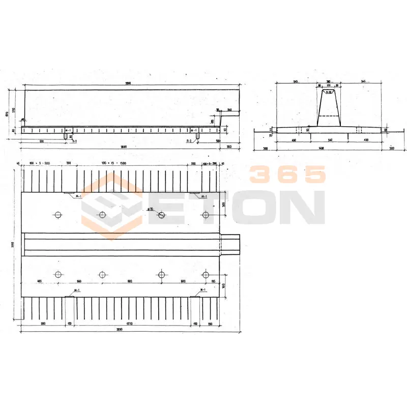 Блоки разделительной полосы Серия 3.503-12 РПК 1