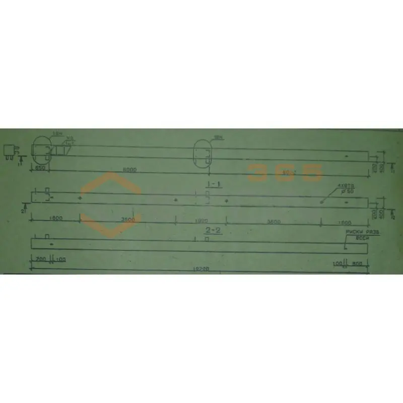 Колонны сечением 400х400 мм для зданий с высотами этажей 5,4-6,0 и 6,0 (7,2) м Серия 1.020.1-2с/89 5КБ 60-127-7 н