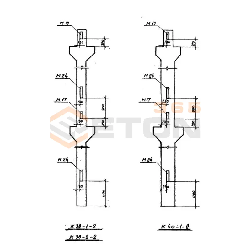 Колонны Серия ИИ 22-3 К 38-2-2 (ИИ 22-3)
