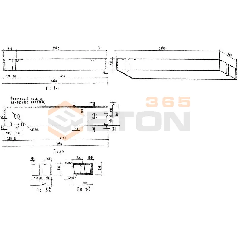 Блоки поясные Серия ИИ 03-05 НМК 33-6 п