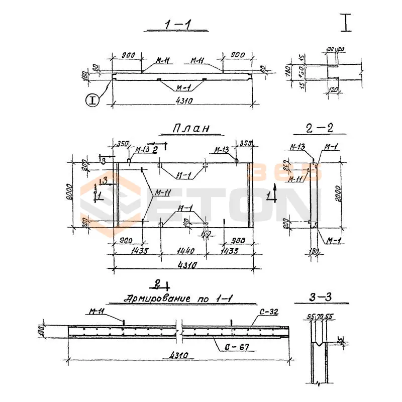 Блоки камер Серия 3.903 КЛ-13 СПК 5,5