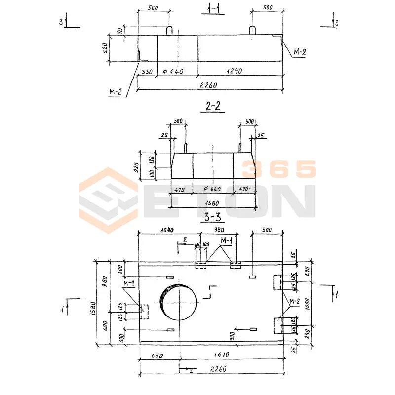 Плиты Серия 3.903 КЛ-13 П 23-16 д