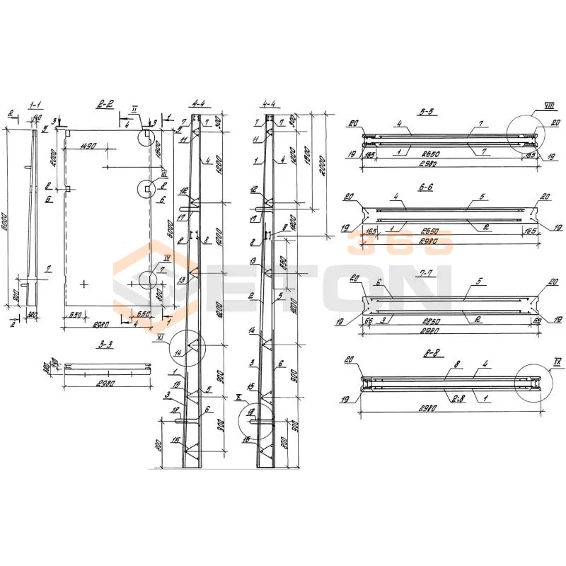 Панели стеновые плоские Серия 3.900.1-10 ПС 2-60 к