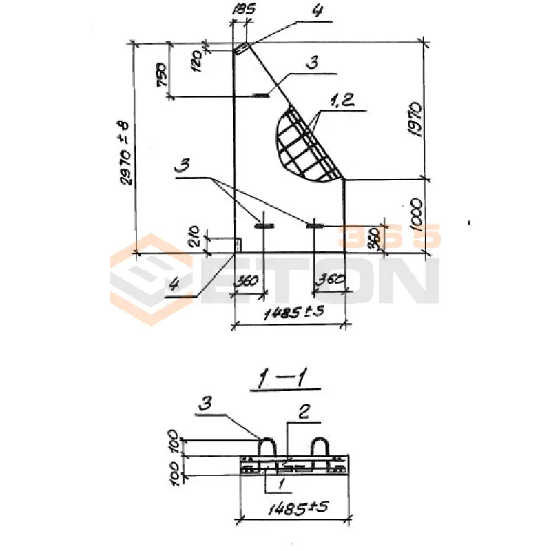 Плиты Серия 3.012-3 2П 15-30 (3.012-3)