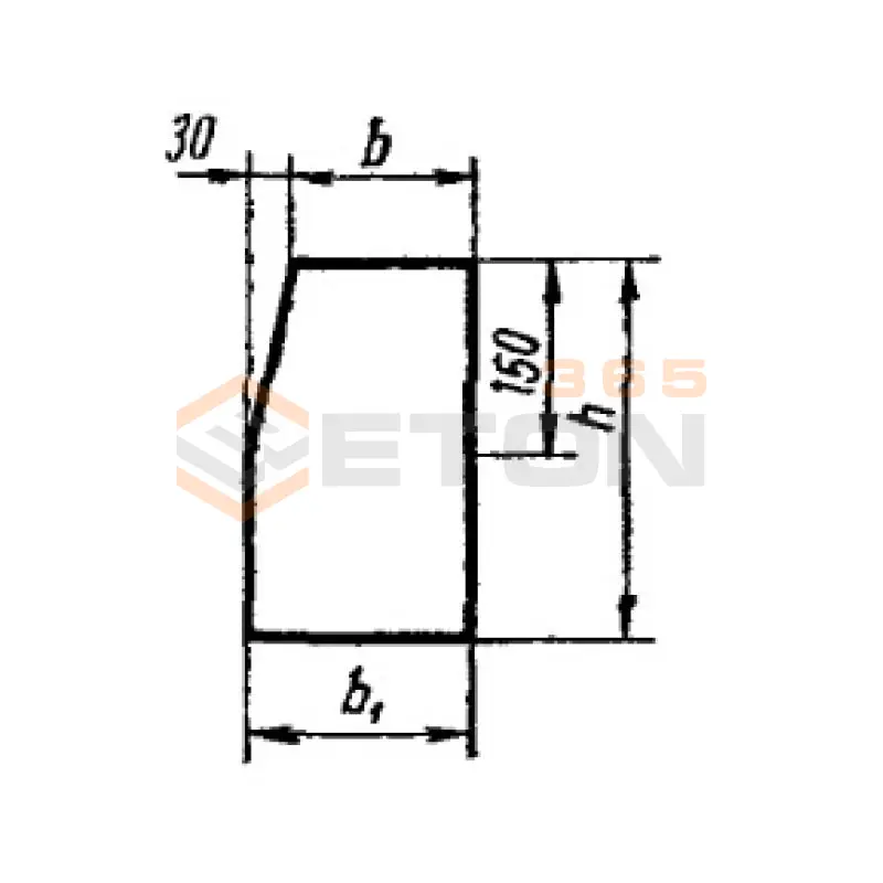 Камни прямые рядовые ГОСТ 6665-63 П 4 (ГОСТ 6665-63)
