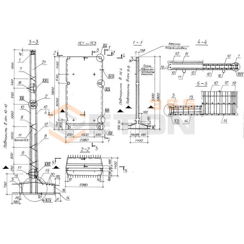 Панели стеновые Серия 3.900.1-10 ПСП 1,54 к1 ш2