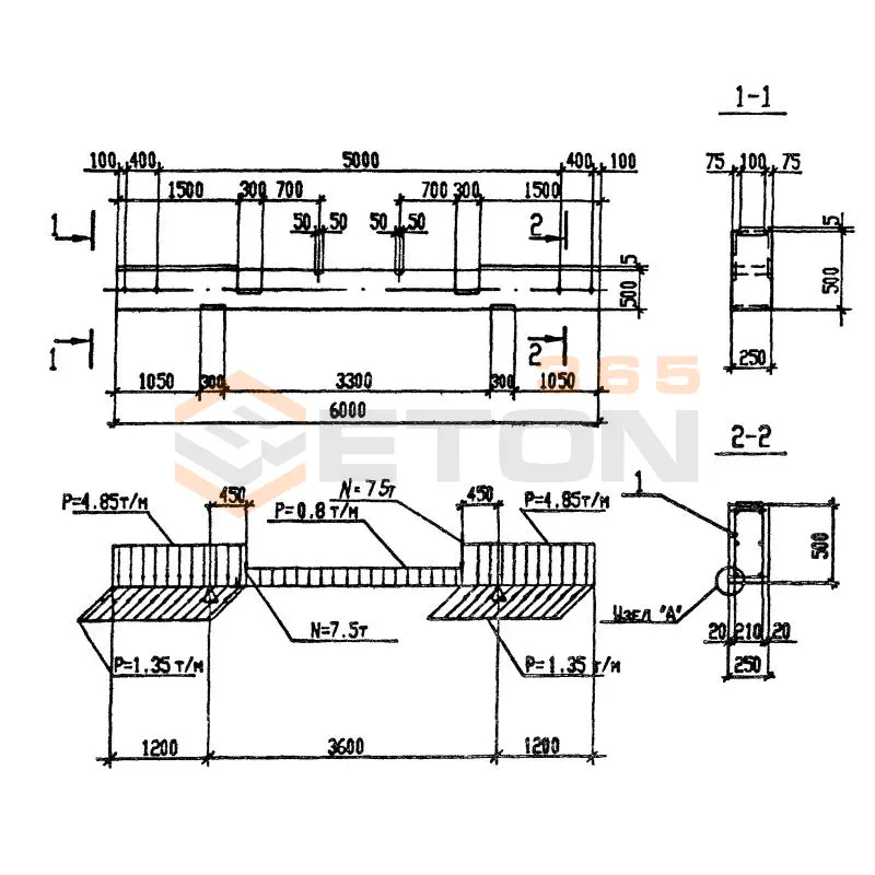 Траверсы Серия 3.016.1-11 Т 5-5