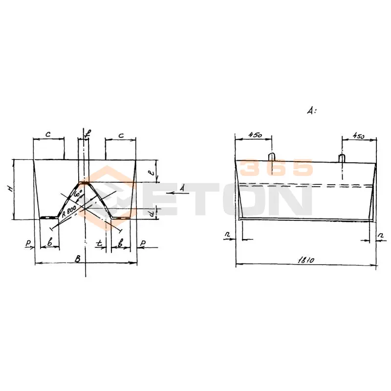 Утяжелители железобетонные болотные клиновидные ТУ 102-738-95 1УБКм 426-18-7,5 (ТУ 102-738-95)