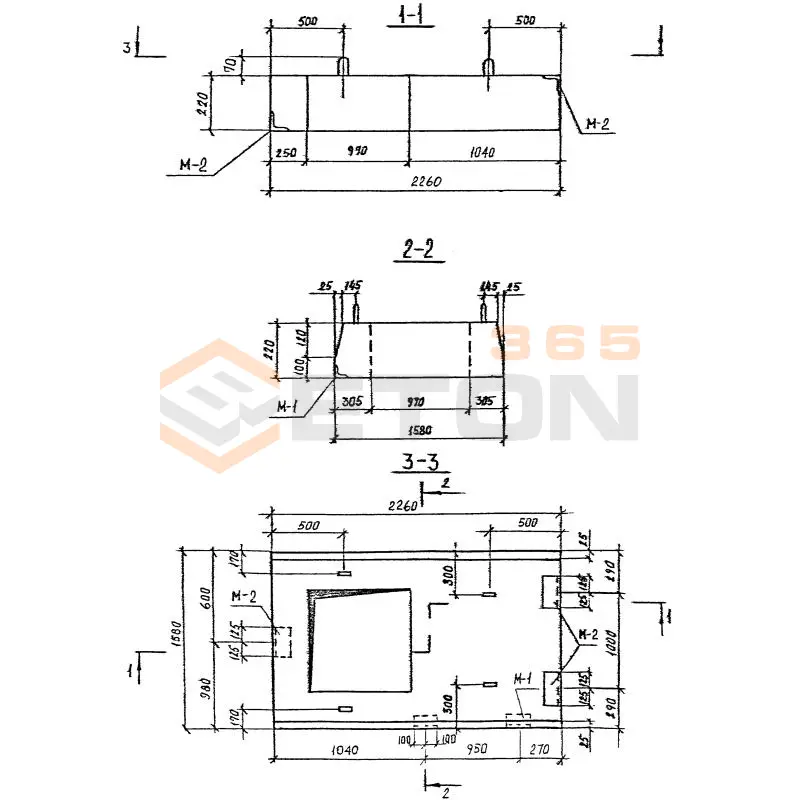 Плиты Серия 3.903 КЛ-13 П 23-16 к