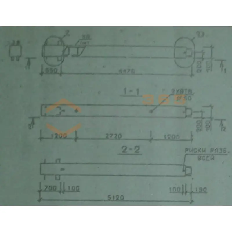 Колонны сечением 400х400 мм для зданий с высотами этажей 5,4-6,0 и 6,0 (7,2) м Серия 1.020.1-2с/89 1КВ 60-51-1