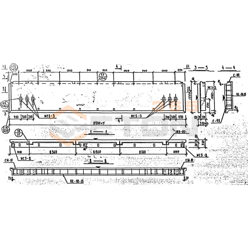 Панели наружных стен Серия 1.232 КЛ-2 НР 1-90-15-35 (1.232 КЛ-2)