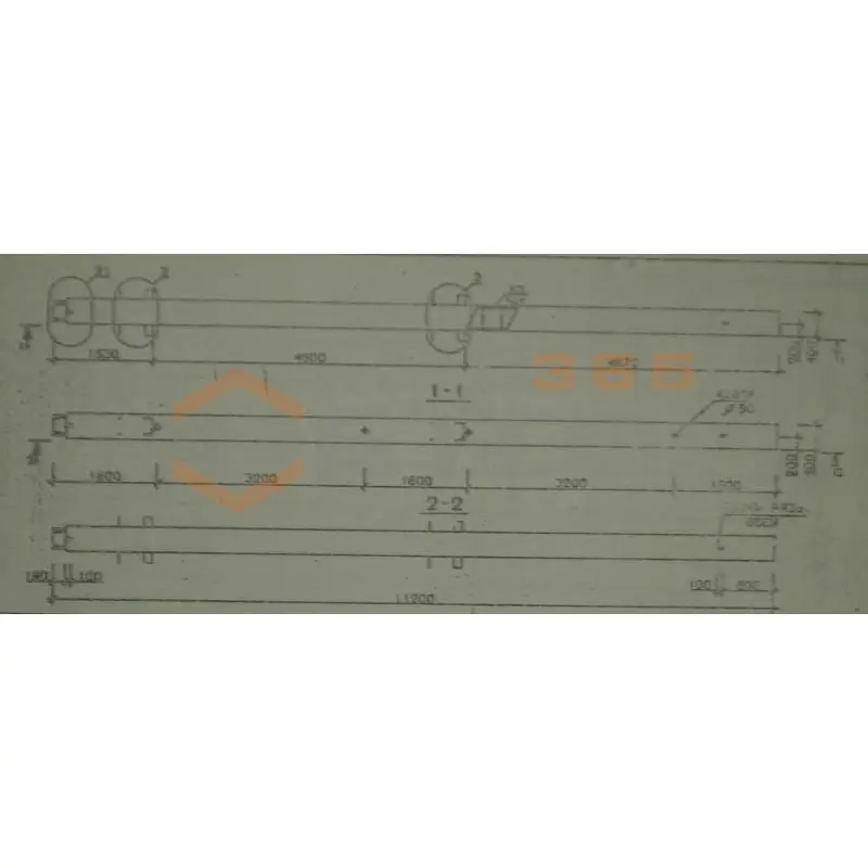 Колонны сечением 400х400 мм для зданий с высотами этажей 4,8 и 4,8 (6,0) м Серия 1.020.1-2с/89 1КН 48-112-9 с