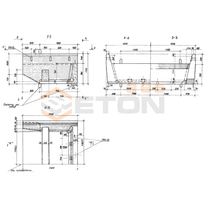 Блоки Серия 3.014.1-2 Ш 3 а