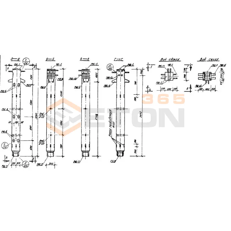 Колонны Серия ИИС 04-2 СКВ 1-20-33-3 а (ИИС 04-2)