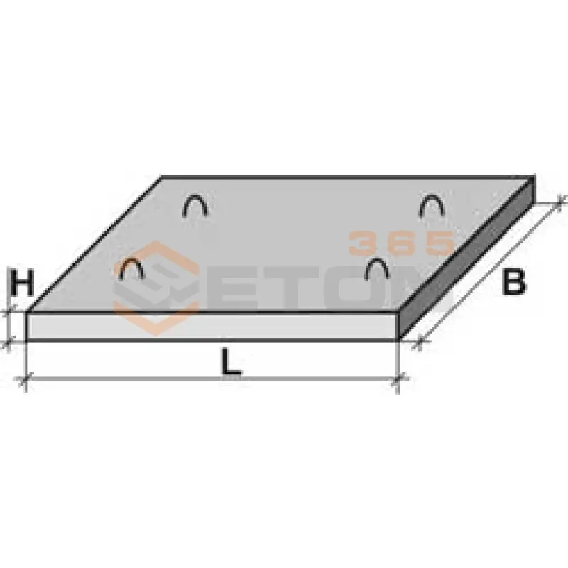 Плиты поясные (Серия 7365 КЖИ, ИИ 03-02) ПСКБ 0,32