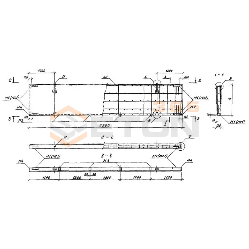 Панели стеновые Серия 1.432.1-34.94 ПС 60-9-1-2,22