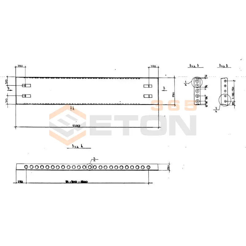 Плиты перекрытия многопустотные Серия 1.141.1 КЛ-3 ПК 54-10-6 АIVт